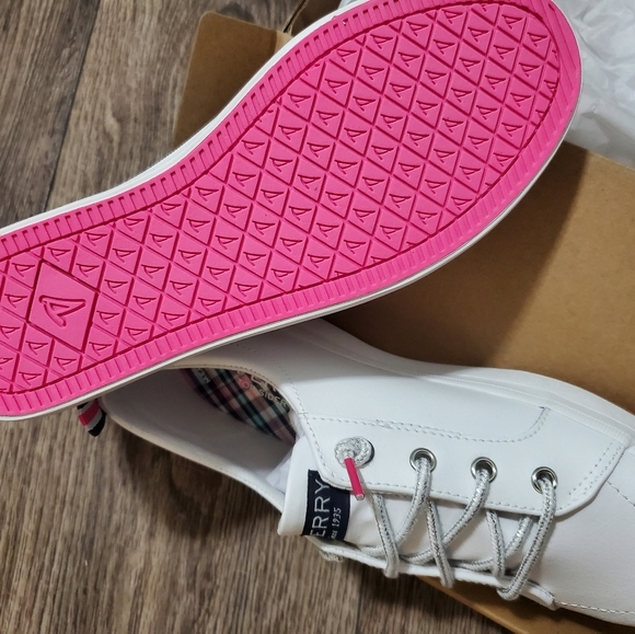 Girls Sperry Leather Slip On Shoes - Picture 2 of 3